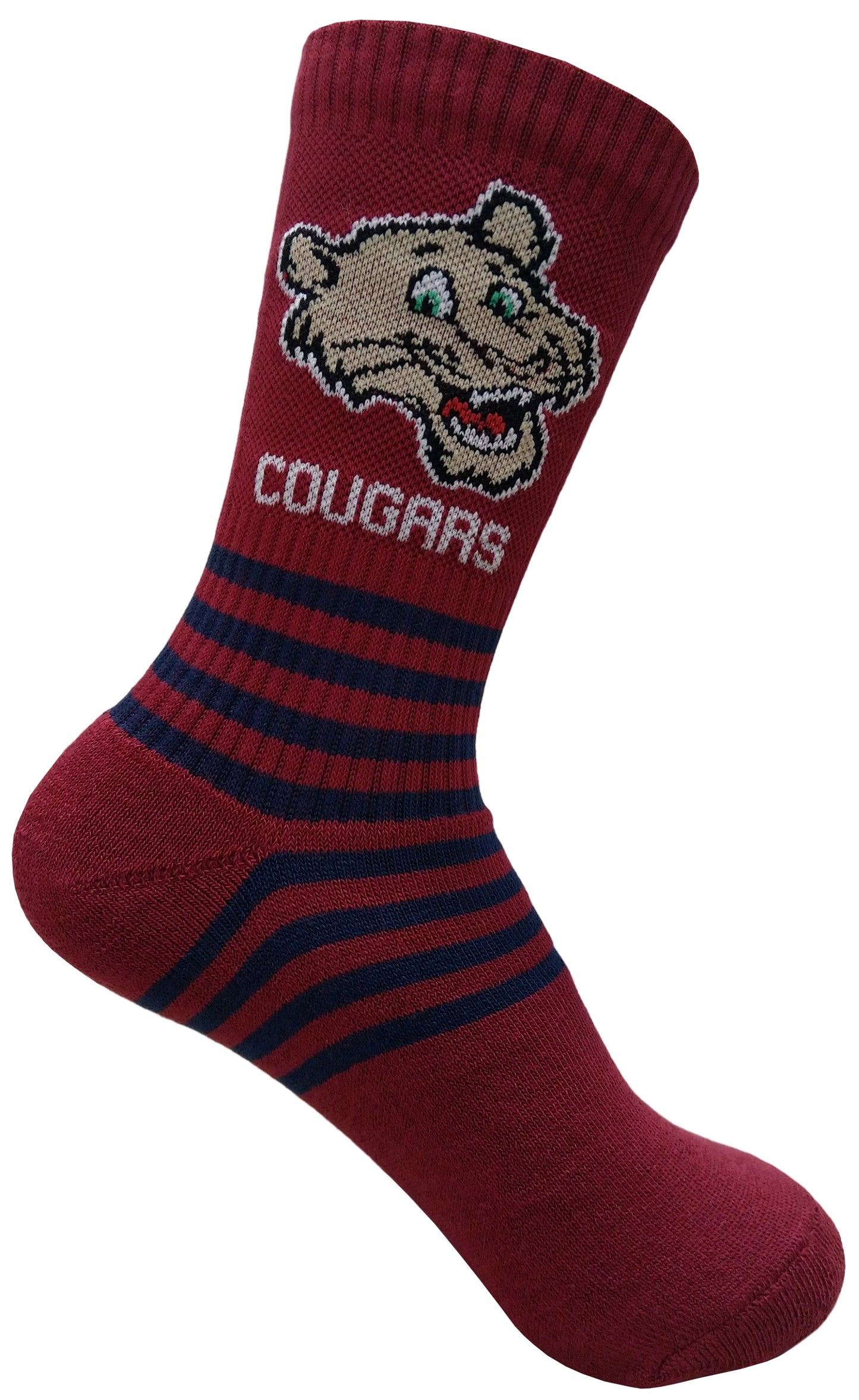Cranberry Cougars Socks