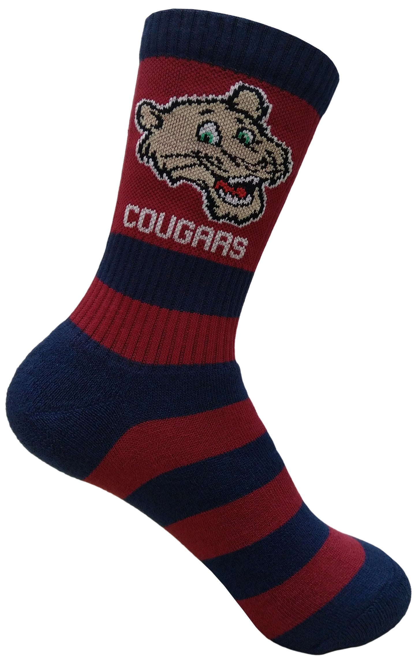 Cranberry Cougars Socks